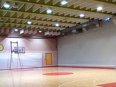 basketbol salonu ses izolasyonu