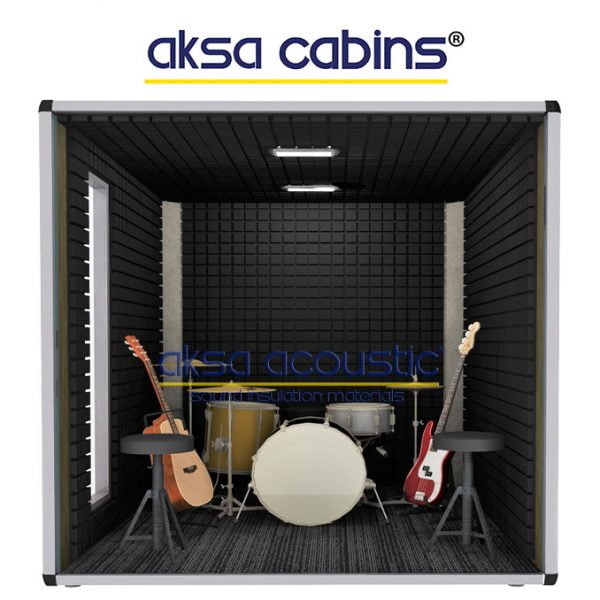 akustik müzik enstrüman stüdyo kabini