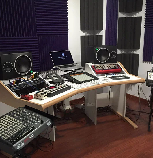 akustik renkli stüdyo süngeri