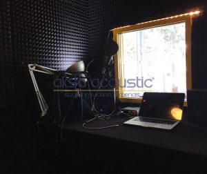 akustik ses kayıt odası kabini