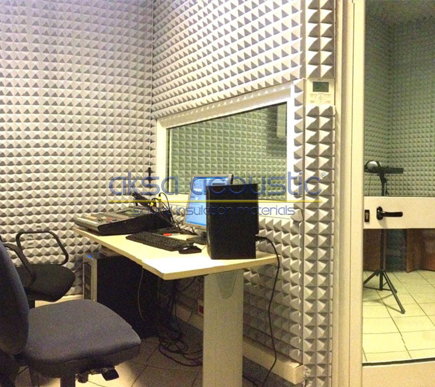 akustik ses kayıt odası sünger kaplama