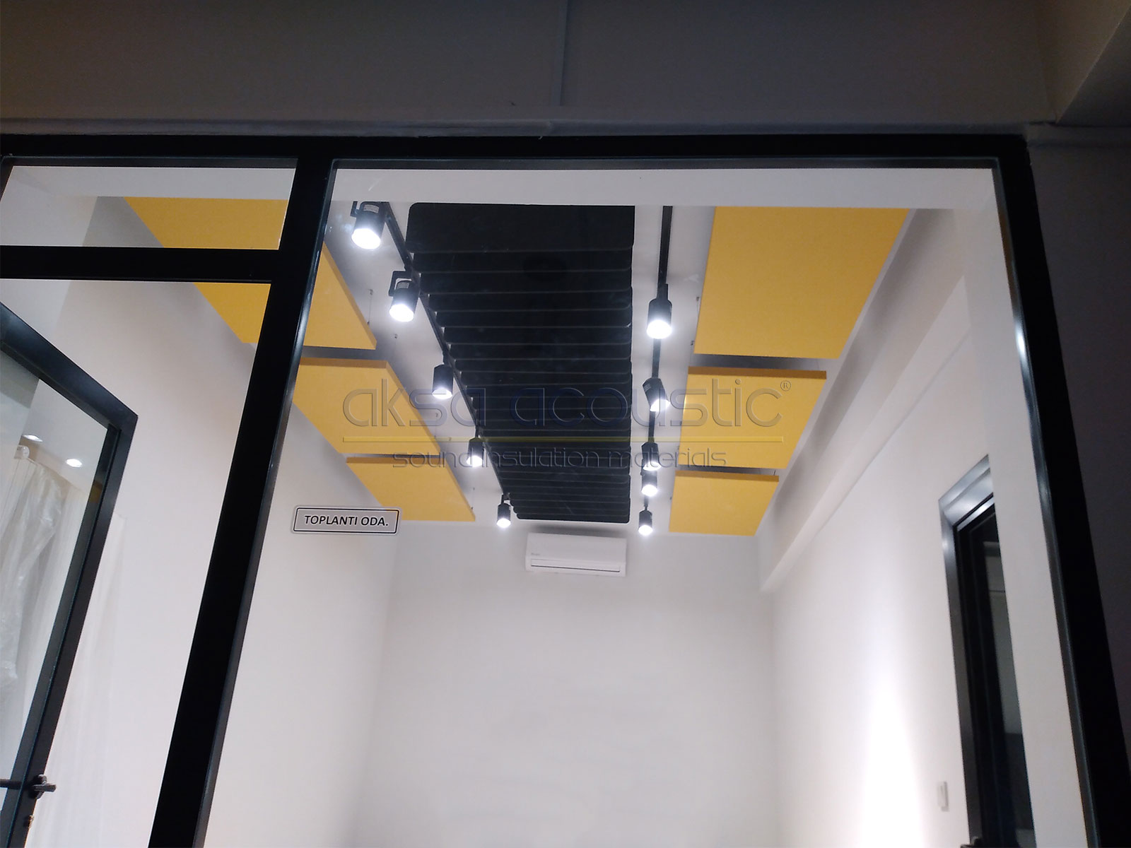 birleşik fırça akustik tavan paneli ses yalıtımı panelleri